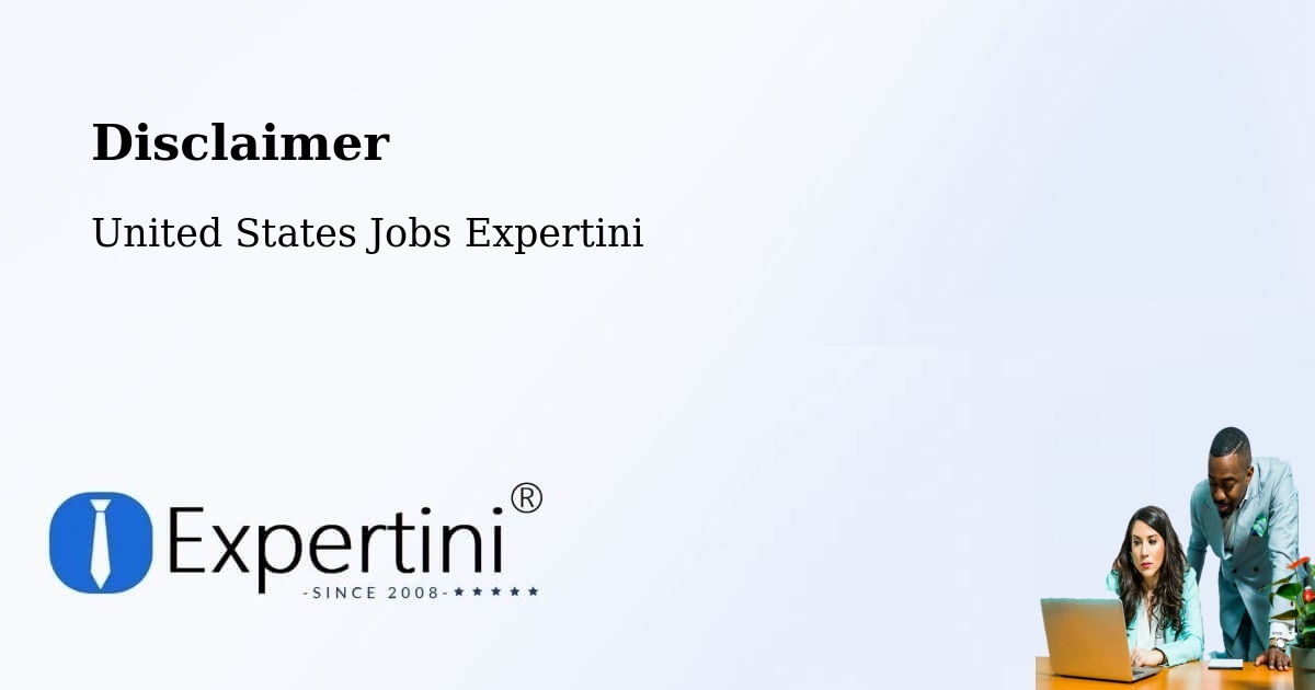 Disclaimer – Von Ormy - United States Jobs Expertini